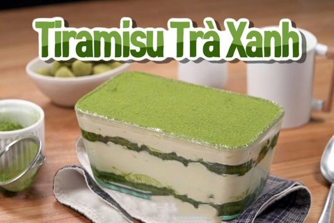Workshop Học Làm Bánh Tiramisu (Truyền Thống, Trà Xanh, Dâu Tây) PVN89