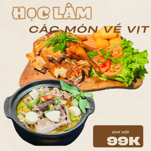 {Tổng Hợp} Tài Liệu, Bảng Công Thức Chi Tiết Bí Quyết Vàng Món Vịt Tinh Hoa Ẩm Thực Việt - The Duck Cuisine Handbook