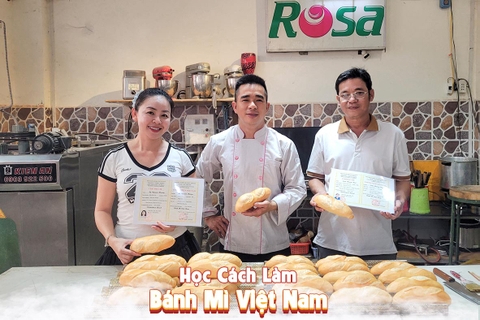 Chuyên đề học làm BÁNH MÌ VIỆT NAM & CÁC LOẠI NHÂN, MÓN ĂN KÈM BÁNH MÌ - Chia sẻ bí quyết kinh doanh lò bánh mì PVN614