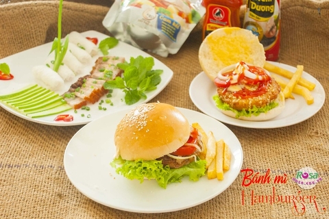 Video Online Học Làm Nhân Bánh mì Hamburger Mở Quán Kinh Doanh PVN340