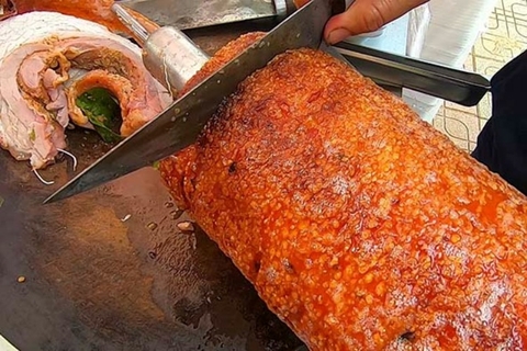 Chuyên đề học làm BA RỌI (BA CHỈ) HEO QUAY - Quay xiên, da giòn, lá mắc mật chuẩn vị Tây Bắc