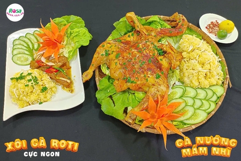 Workshop Học Làm  Gà Nướng Mắm Nhỉ - Xôi Gà Rô Ti PVN1255