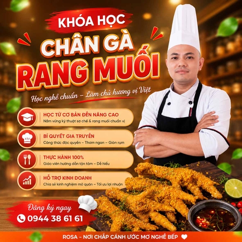 Tổng Hợp Chuyên Đề Học Cách Làm Chân Gà Rang Muối - Đậm Đà, Chuẩn Vị Giòn Tan, Ăn Là mê