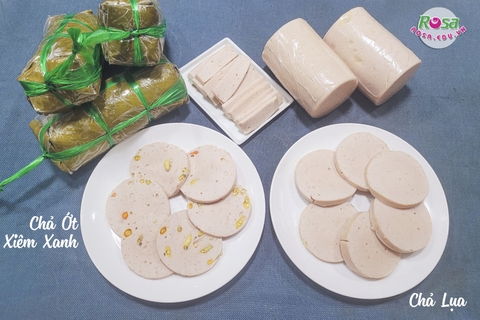 Chuyên đề học làm các loại GIÒ CHẢ (Chả Lụa, Chả Ớt Xiêm, Mọc, Chả Bò, Bò Viên, Jambon, Thịt Nguội Bong Bóng Heo, Nem Chua)