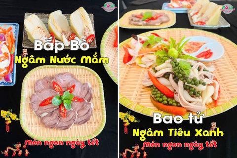 Workshop Học Làm Bắp Bò Ngâm Mắm , Bao Tử Ngâm Tiêu Xanh - Dưa Món PVN1309