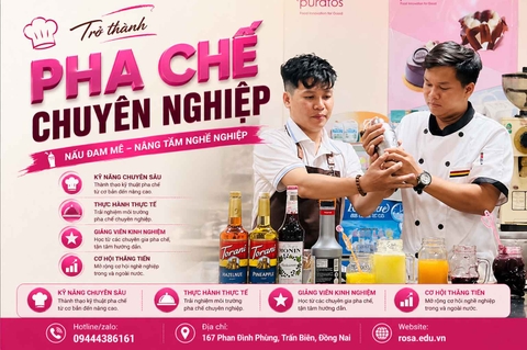 Nghiệp Vụ Pha Chế Thức Uống (100 Giờ)