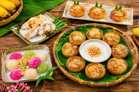 Workshop Học Làm Bánh Chuối Hấp Cốt Dừa + Chè Long Châu PVN1349