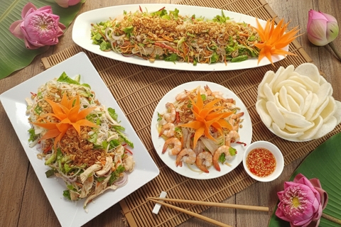 Workshop Học Làm Gỏi Bò Cay (Yam Nua ) + Gỏi Miến Thái Lan + Gỏi Đu Đủ Thái Lan ( Som Tam ) PVN1858