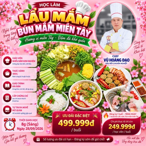 Workshop Học Làm Lẩu Mắm - Búm Mắm Miền Tây PVN440