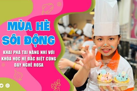 WORKSHOP TRẢI NGHIỆM ẨM THỰC & KỸ NĂNG CÙNG ROSA