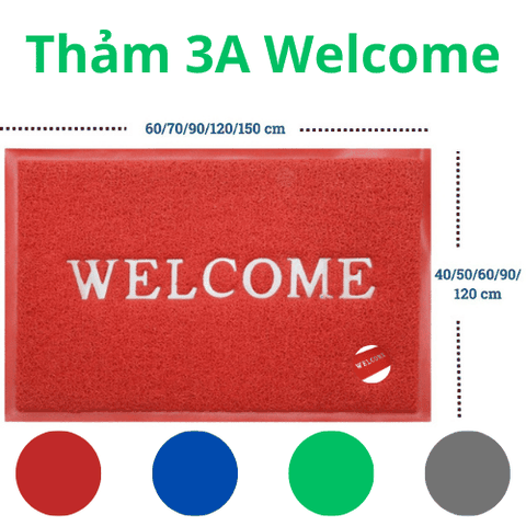 Thảm trãi sàn 3A welcome
