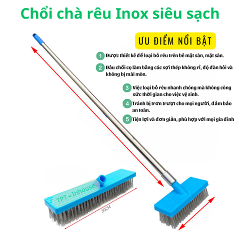 Cây chà rêu inox siêu sạch