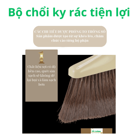 Bộ chổi kèm ky rác tiện dụng