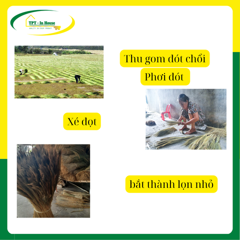 Chổi cỏ cán nhựa