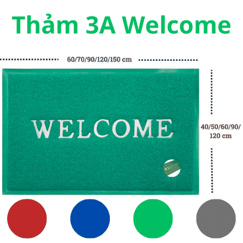 Thảm trãi sàn 3A welcome