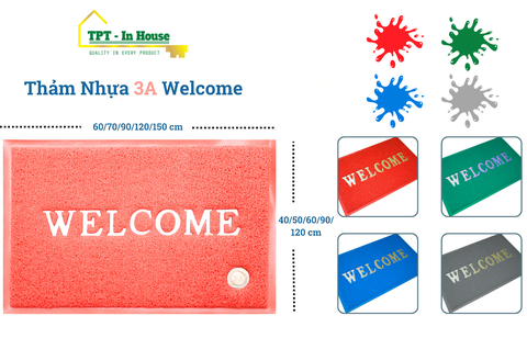 Thảm trãi sàn 3A welcome