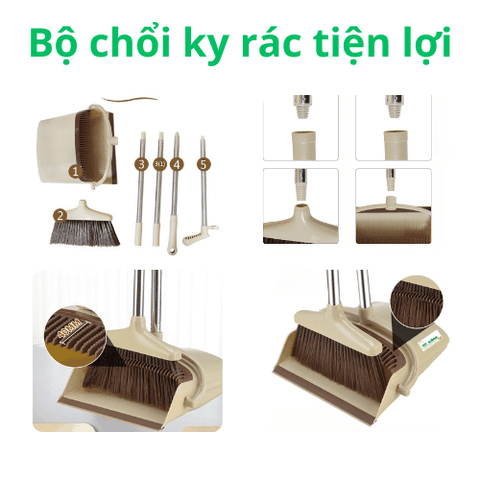 Bộ chổi kèm ky rác tiện dụng