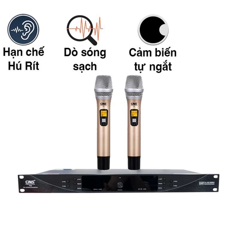 Micro Không Dây CAVS T4i, Cảm biến tự ngắt, Dò sóng sạch