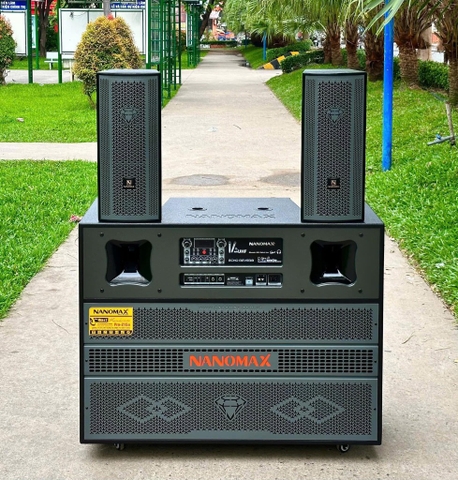 Loa Bình Pro-215A Nanomax Bass 40x2 công suất 2250W