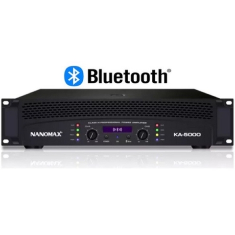 Main công suất Nanomax KA-5000(02 kênh/ 24 sò/max 2800w/Bluetooth