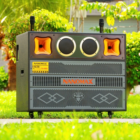 Loa Kéo Bình & Điện Nanomax Pro-803N Bass Đôi 40cm 1600w