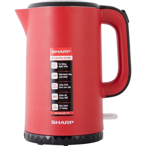 Bình đun siêu tốc Sharp 1,7 lít EVPS