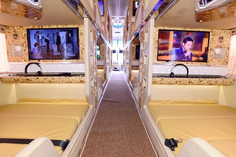 Bus Sapa to Hanoi | Vip Bus 24 Cabins