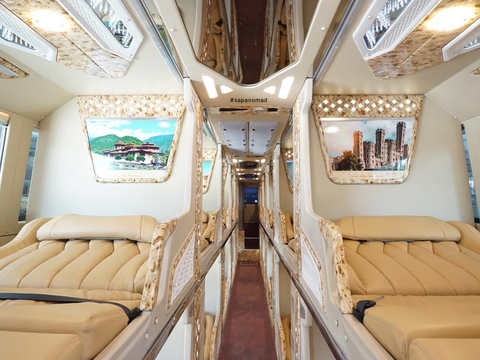 Bus Hanoi to Sapa | Vip Bus 24 Cabins