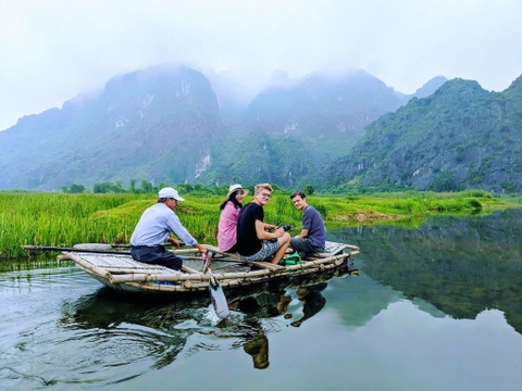 Ninh Binh 2 Days 1 Night Tour | Trang An – Bai Dinh Pagoda – Van Long Wetland Nature Reserve