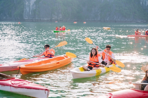 Combo 2N1D Cat Ba 02: Bus+Hotel+Lan Ha Bay fullday tour