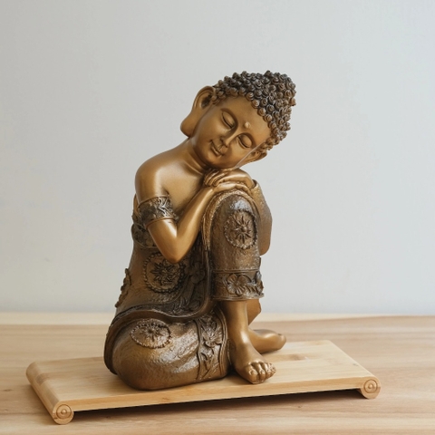 Tượng an nhiên 24cm màu đồng