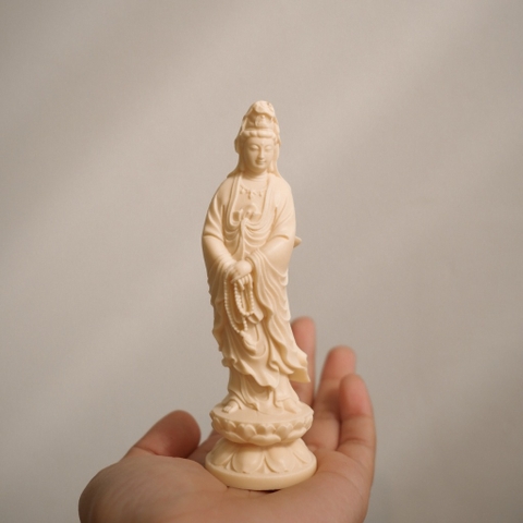 Tượng Quan Âm mini 12cm