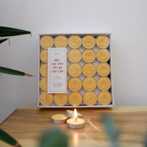 Nến Bơ Hộp 100 Viên
