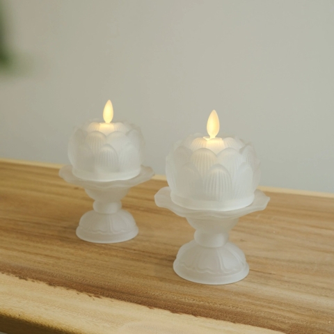 Bộ 2 đèn hoa sen dùng pin