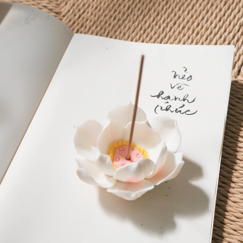 Cắm nhang hoa sen hồng