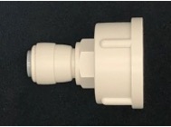 Cút 2 gioăng thẳng ren trong