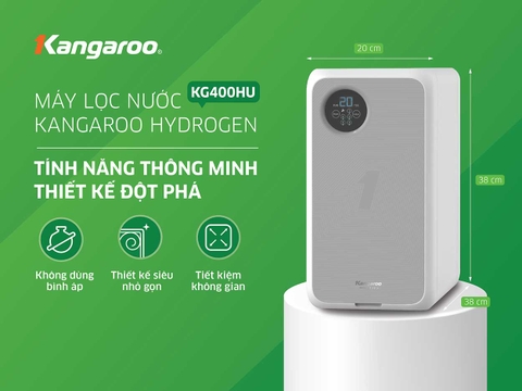 Máy Lọc Nước ion Kiềm Giàu Hydrogen Kangaroo KG400HU