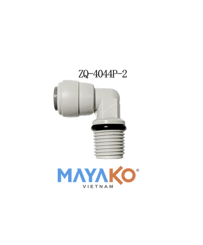 Cút góc ren xoáy có gioăng