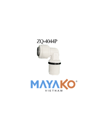 Cút góc ren xoáy có gioăng