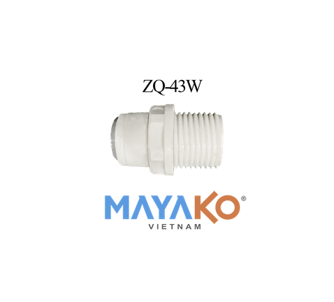 Cút nối thẳng  ren ngoài