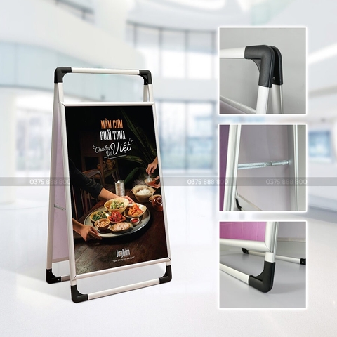 Standee Chữ A 2 Mặt Nhôm