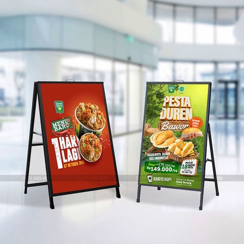 Standee Khung Sắt Chữ A Giá Rẻ