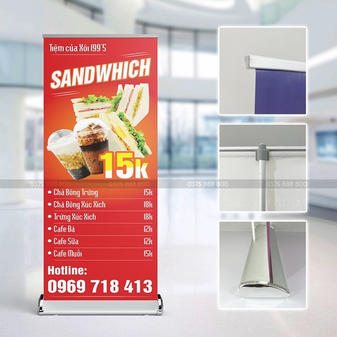 Standee Cuốn Nhôm Hào Hoa Cao Cấp