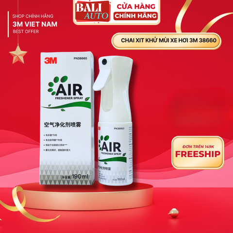 [Chính hãng] Chai xịt khử mùi diệt khuẩn 3M™ Air Freshener Spray 38660 190ml