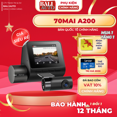 Camera hành trình 70MAI  A200