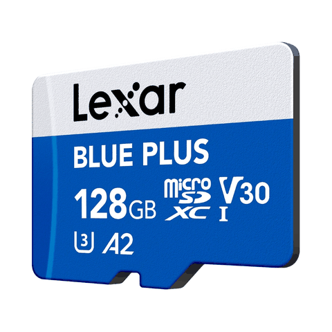 Thẻ nhớ Lexar 128GB BLUE PLUS microSDXC UHS-I Card 3.0  tốc độ đọc siêu cao 170MB/S