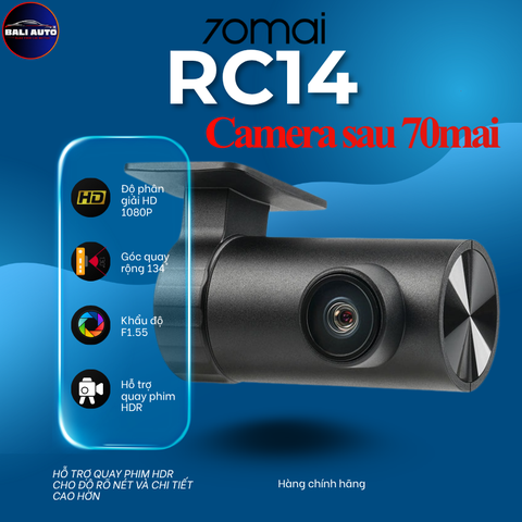 Camera sau 70mai RC14 dành cho camera hành trình 4K Omni/ M800