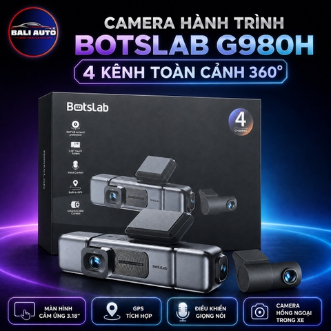 Camera hành trình 4 kênh Botslab G980H - Chính hãng