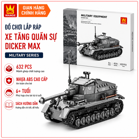 MÔ HÌNH XE TĂNG DICKER MAX 4516