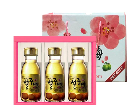 Set Quà Tặng Rượu Mơ Vàng Hàn Quốc